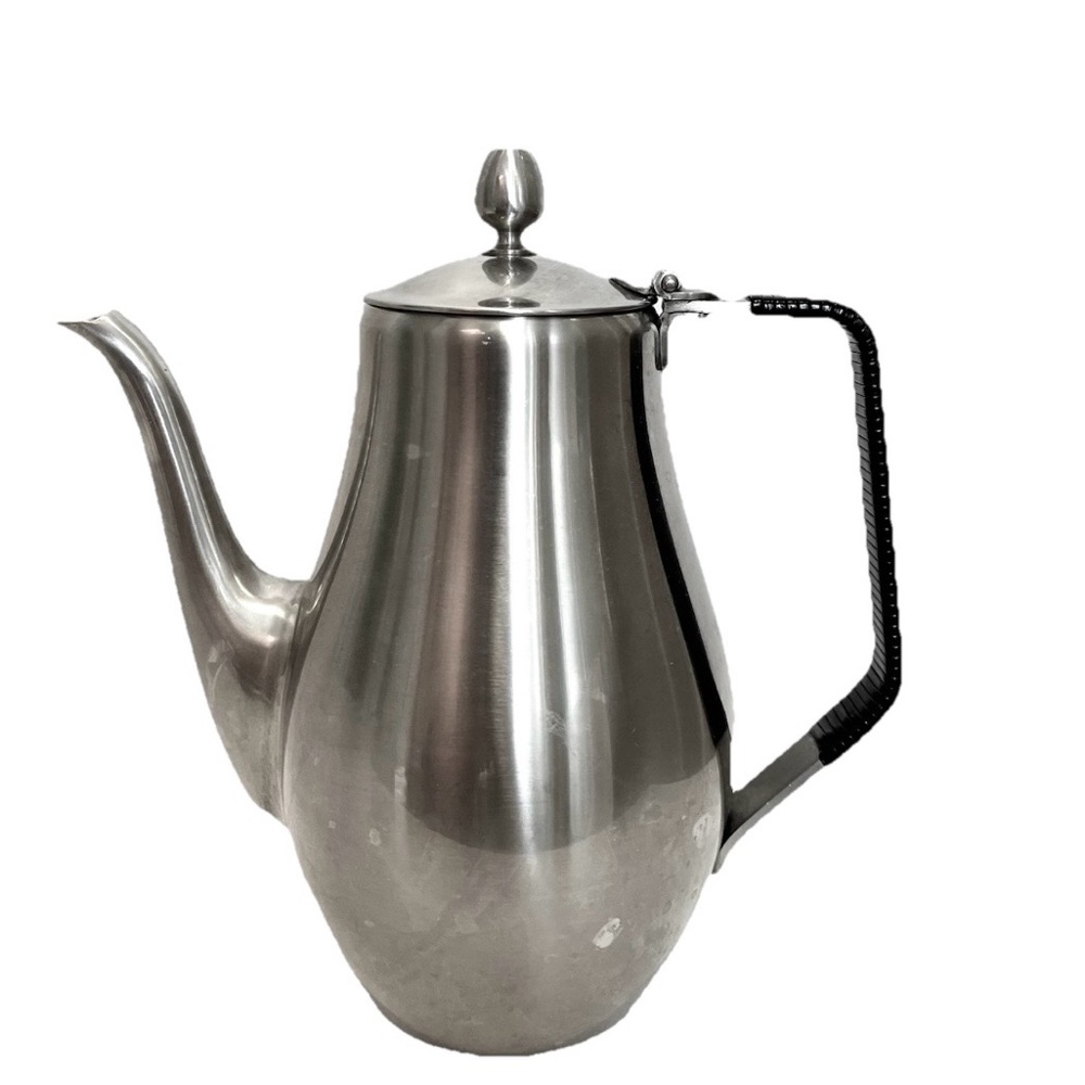 Vintage Collectible Reed & Burton stainless steel coffee/tea pot. Mid Century.